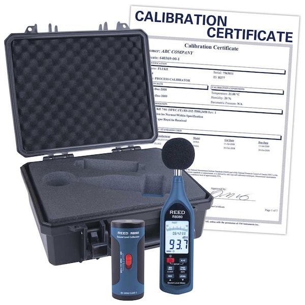 R8080-KIT-NIST Data Logging Sound Level Meter and Calibrator Kit,
